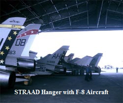 STRAAD Hanger with F-8 Aircraft